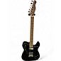 Used Squier Telecaster Custom Black Solid Body Electric Guitar thumbnail