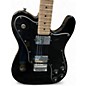 Used Squier Telecaster Custom Black Solid Body Electric Guitar