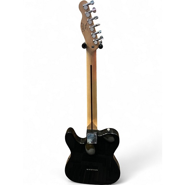 Used Squier Telecaster Custom Black Solid Body Electric Guitar