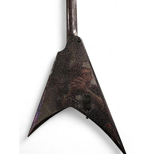 Used ESP LTD KIRK HAMMET SIGNATURE BLACK SPARKLE Solid Body Electric Guitar