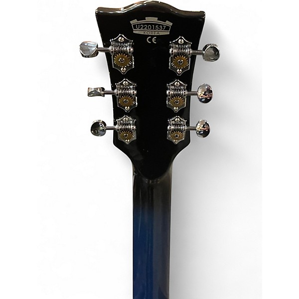 Used VOX BOBCAT Blue Burst Hollow Body Electric Guitar