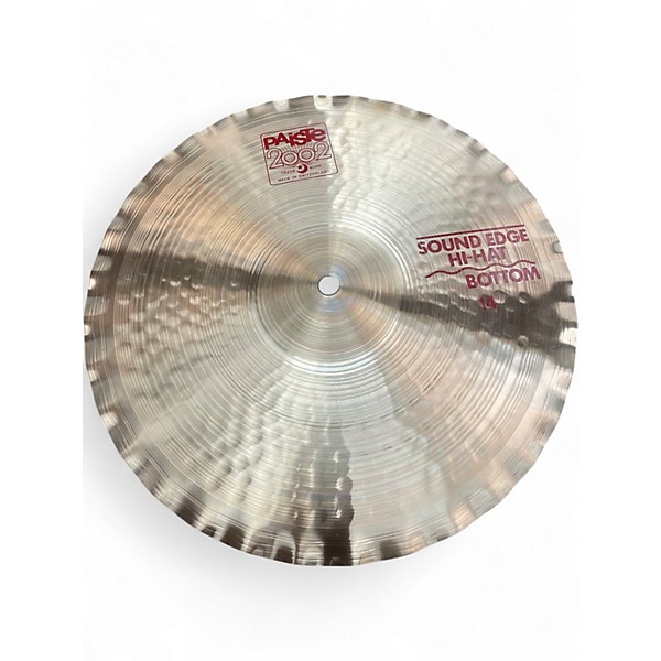 Used Paiste 14in 2002 SOUNDEDGE HI HAT PAIR Cymbal