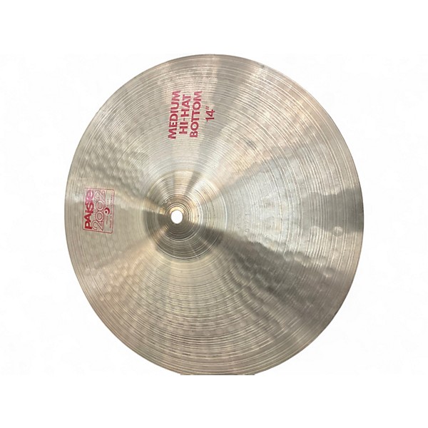 Used Paiste 14in 2002 SOUNDEDGE HI HAT PAIR Cymbal