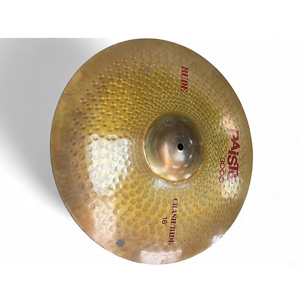 Used Paiste 16in RUDE CRASH RIDE Cymbal
