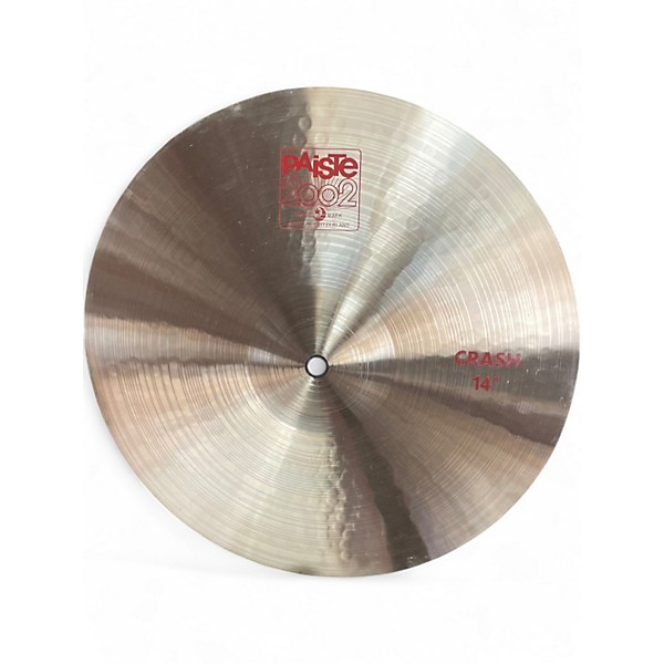 Used Paiste 14in 2002 Crash Cymbal