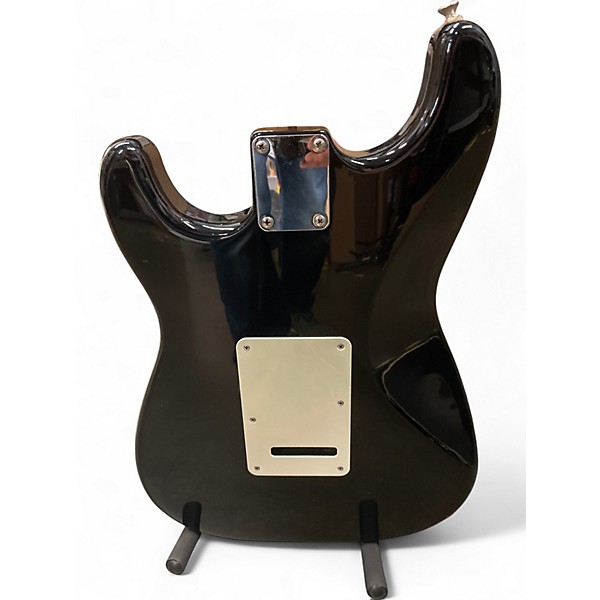 Used 1996 Fender Standard Stratocaster Black Solid Body Electric Guitar