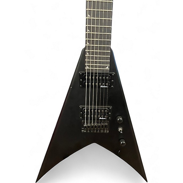 Used Jackson JS22-7 Dinky 7 String Black Solid Body Electric Guitar
