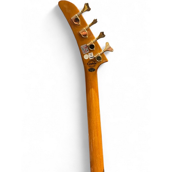 Used Epiphone Korina Explorer 4-String Natural Electric Bass Guitar