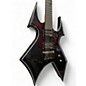Used B.C. Rich Trace Warbeast T BLACK Solid Body Electric Guitar