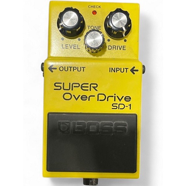 Used BOSS SD-1 SUPER OVERDRIVE Effect Pedal