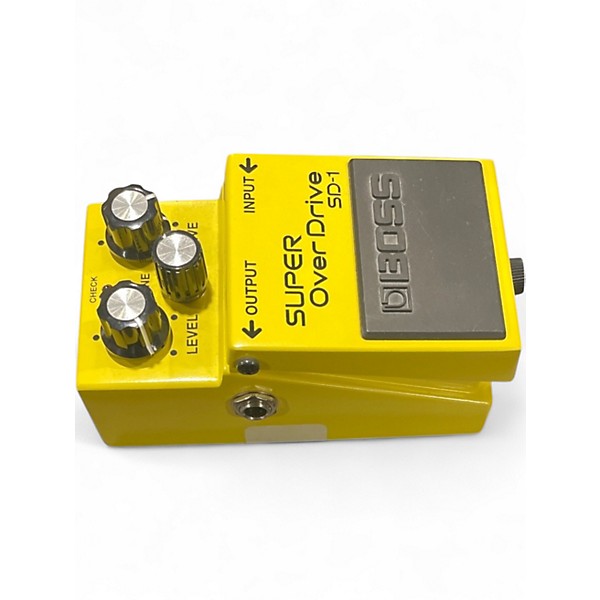 Used BOSS SD-1 SUPER OVERDRIVE Effect Pedal