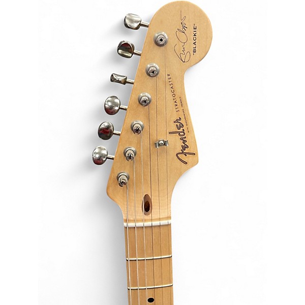 Used 2017 Fender Artist Series Eric Clapton Stratocaster Black Solid Body Electric Guitar