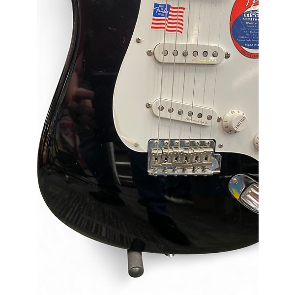 Used 2017 Fender Artist Series Eric Clapton Stratocaster Black Solid Body Electric Guitar