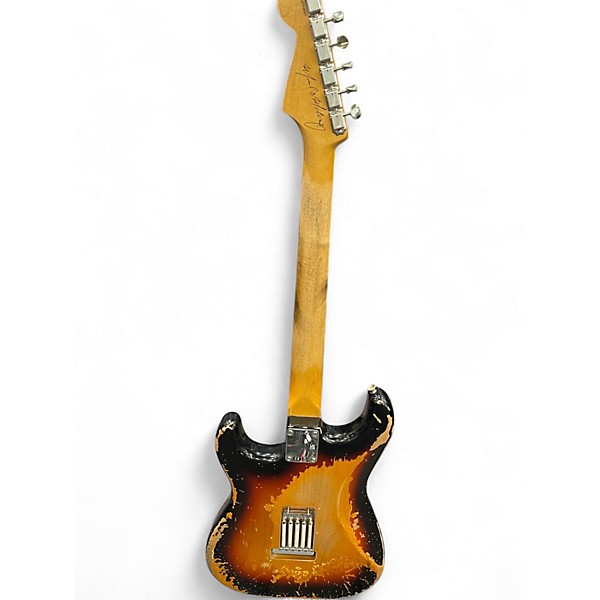 Used Fender Mike McCready Strat 3 Tone Sunburst Solid Body Electric Guitar