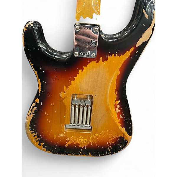 Used Fender Mike McCready Strat 3 Tone Sunburst Solid Body Electric Guitar