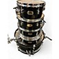 Used Pearl 5 Piece Rhythm Traveler Compact Black Drum Kit thumbnail
