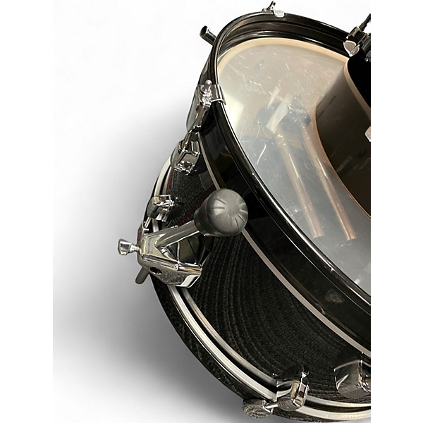 Used Pearl 5 Piece Rhythm Traveler Compact Black Drum Kit