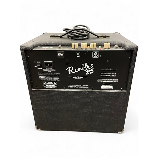 Used Fender Rumble 25 25W 1x8 Bass Combo Amp