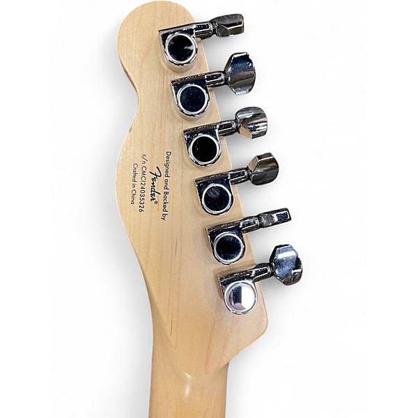 Used Squier Affinity Telecaster Olympic White Solid Body Electric Guitar