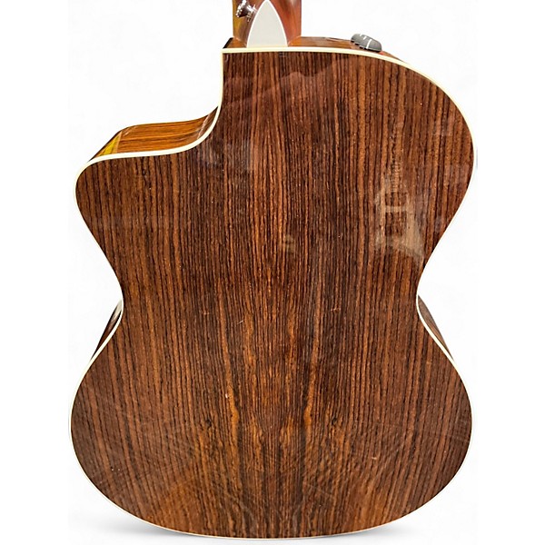 Used Taylor 214CE Deluxe Natural Acoustic Electric Guitar