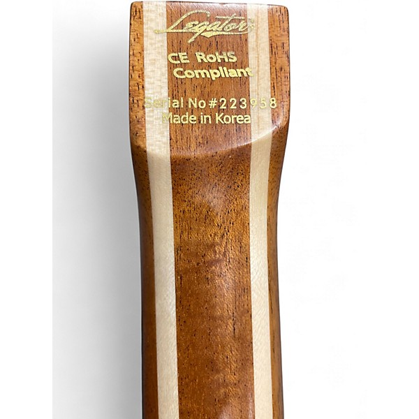 Used Legator Ghost Performance 6 Black Solid Body Electric Guitar