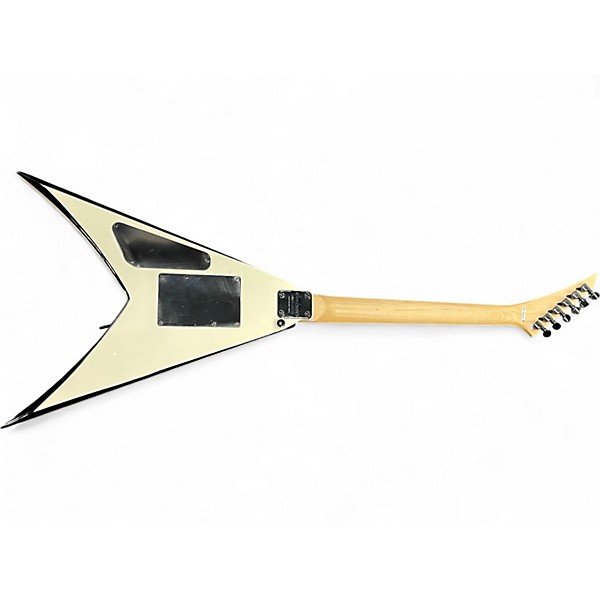 Used Jackson KING V JS32 WHITE AND BLACK Solid Body Electric Guitar