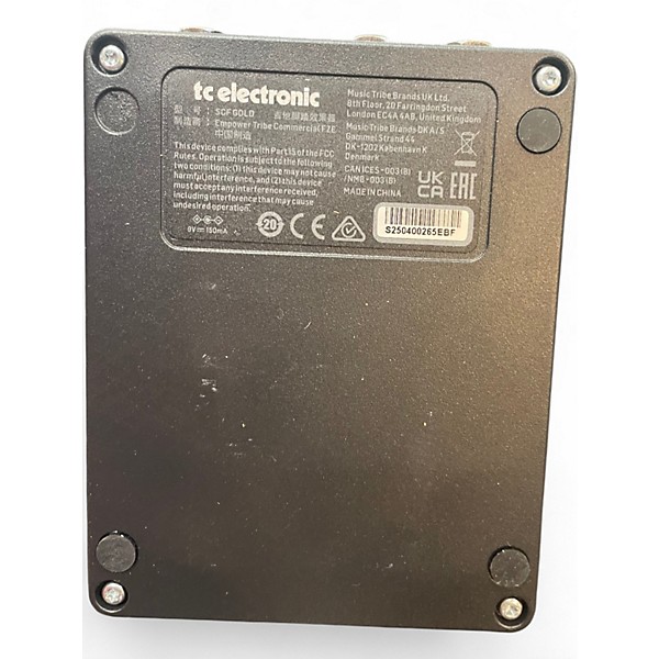 Used TC Electronic SCF Gold Effect Pedal