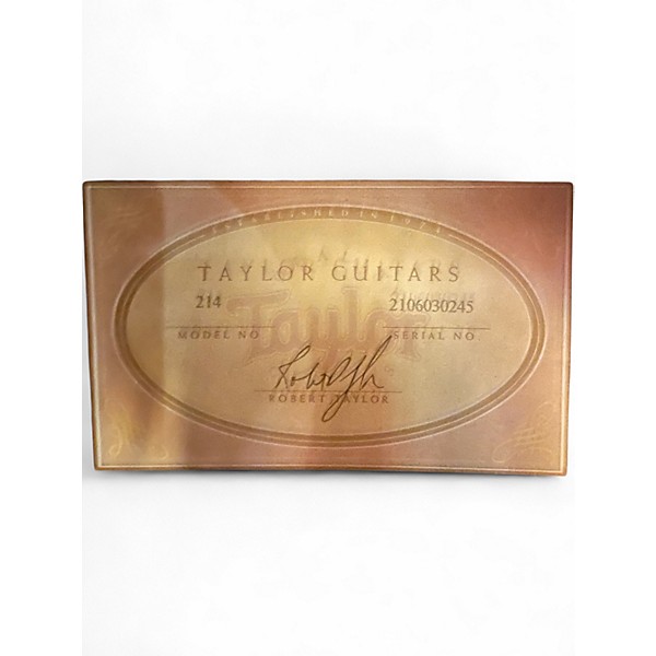 Used Taylor 214 Natural Acoustic Guitar