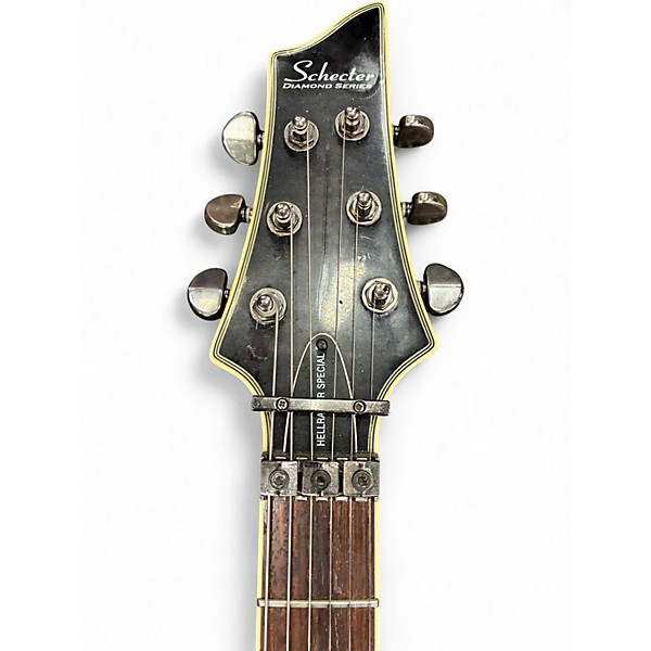 Used Schecter Guitar Research Hellraiser Special C1 See Thru Black Solid Body Electric Guitar
