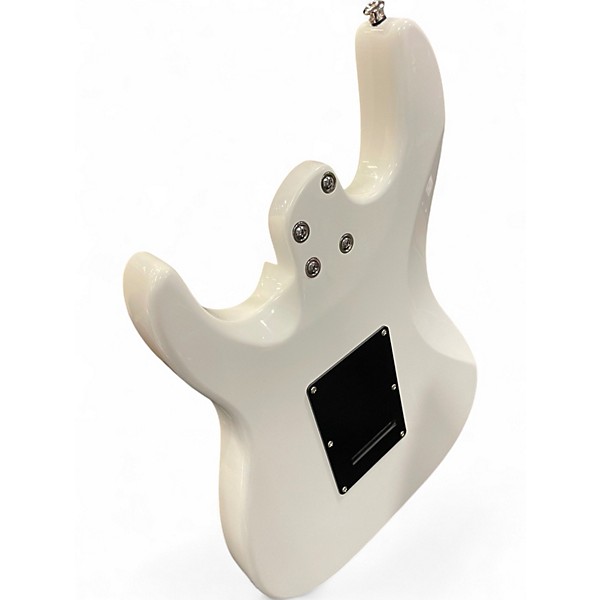 Used West Creek Guitars S style white and red Solid Body Electric Guitar