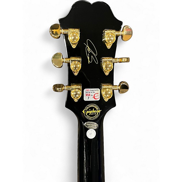 Used Epiphone LIMITED EDITION JOE BONAMASSA ES335 Ebony Hollow Body Electric Guitar