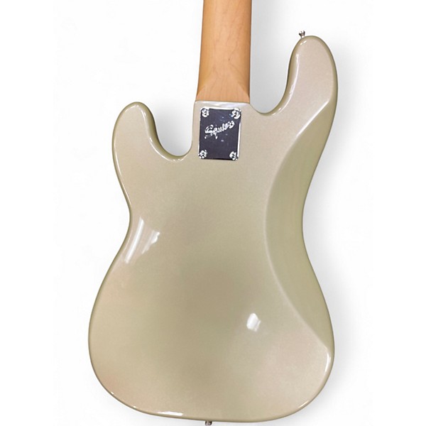 Used Squier Precision Bass standard v Shoreline Gold Electric Bass Guitar