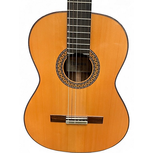Used Alhambra 8 P A Vintage Natural Classical Acoustic Guitar