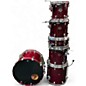 Used TAMA 6 Piece Starclassic Maple Red Drum Kit thumbnail