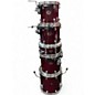 Used TAMA 6 Piece Starclassic Maple Red Drum Kit