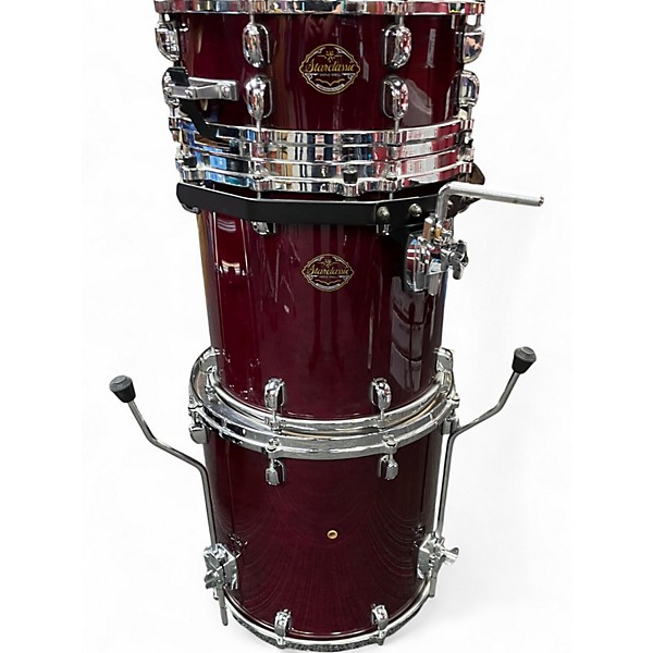 Used TAMA 6 Piece Starclassic Maple Red Drum Kit