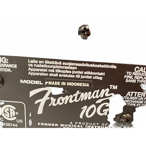 Used Squier FRONTMAN 10G Guitar Combo Amp