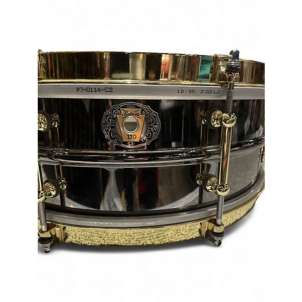 Used Ludwig 14in Black Beauty CX Snare Brass on Brass Drum