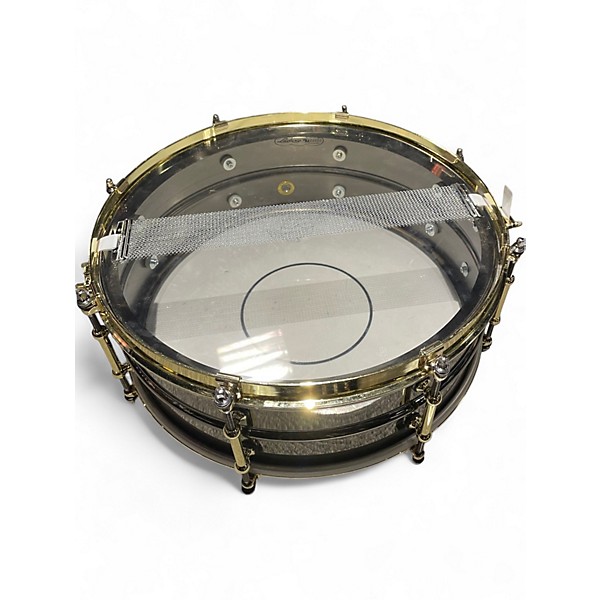 Used Ludwig 14in Black Beauty CX Snare Brass on Brass Drum