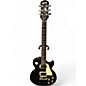 Used Epiphone Les Paul 100 Bolt On Ebony Solid Body Electric Guitar thumbnail