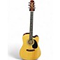 Used Jasmine ES-45C Natural Acoustic Electric Guitar