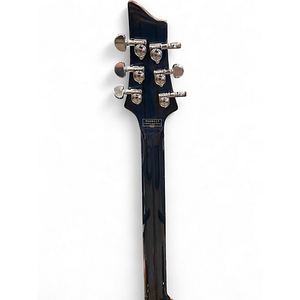 Used Schecter Guitar Research C-1 Classic Blue Flame Solid Body Electric Guitar