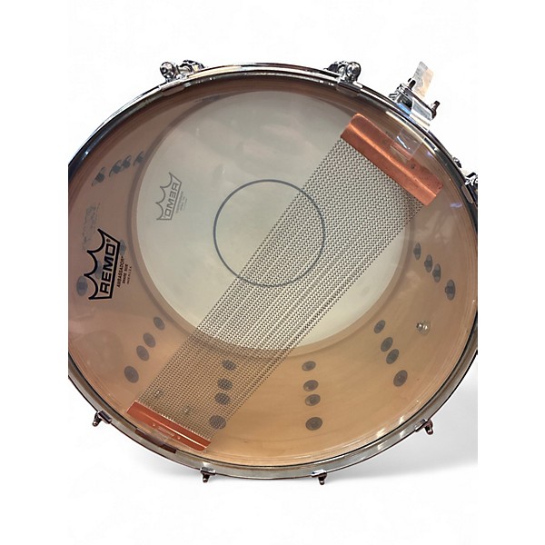 Used Treehouse 14in RADIO KING white marine pearl Drum