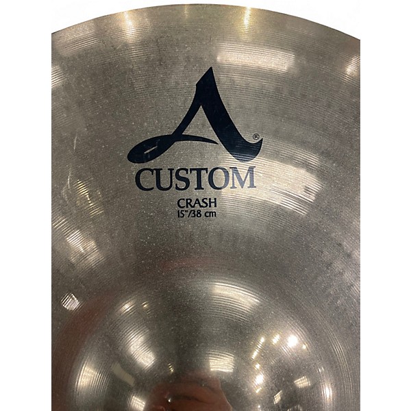 Used Zildjian 15in A Custom Crash Cymbal
