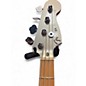 Used Fender 75th Anniversary Commemorative Mexican Precision Bass Silver Electric Bass Guitar