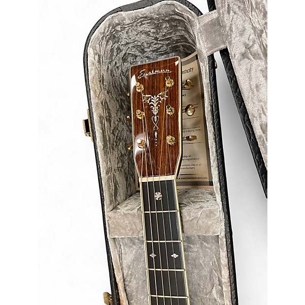 Used Eastman E40DTC Natural Acoustic Electric Guitar