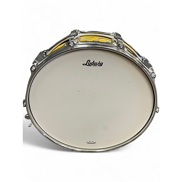 Used Ludwig 5X14 Classic Maple Snare Lemon Peel Oyster  Drum