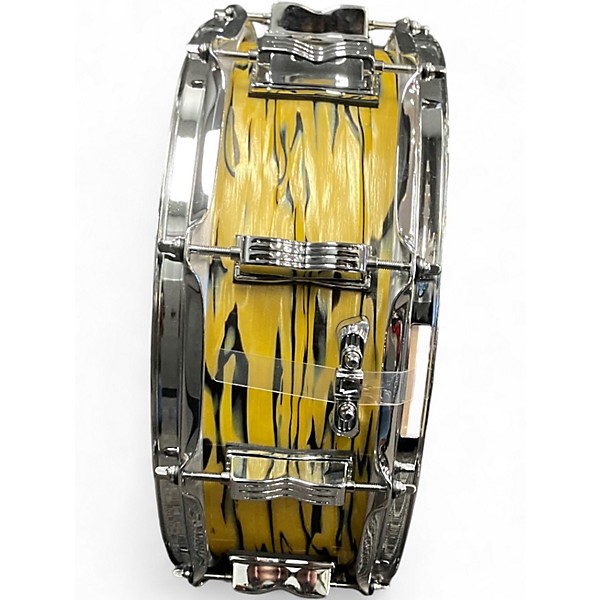 Used Ludwig 5X14 Classic Maple Snare Lemon Peel Oyster  Drum