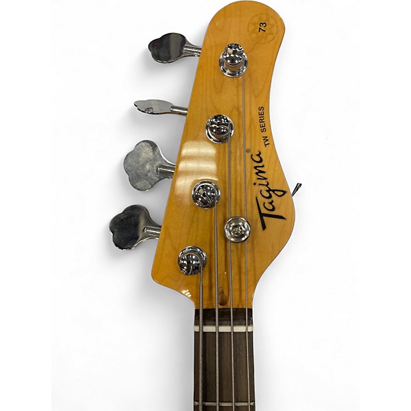Used Tagima TW73 Cream Electric Bass Guitar