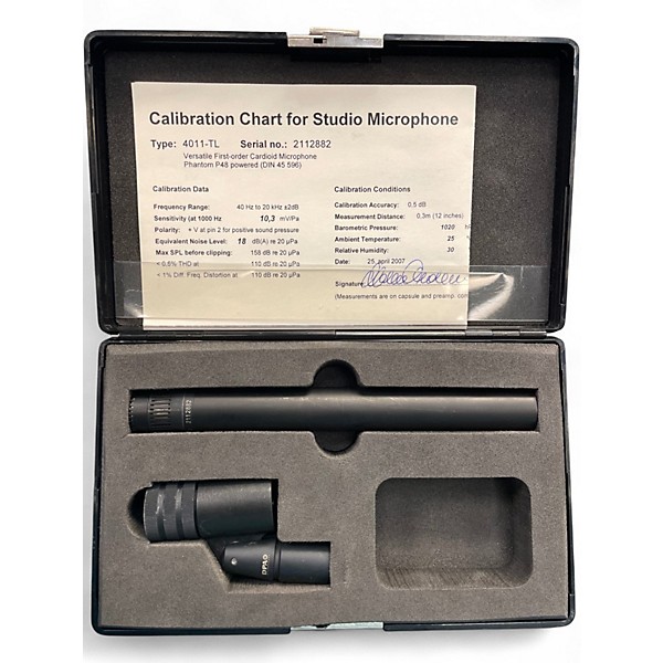 Used DPA Microphones 4011-TL Matched Pair Condenser Microphone